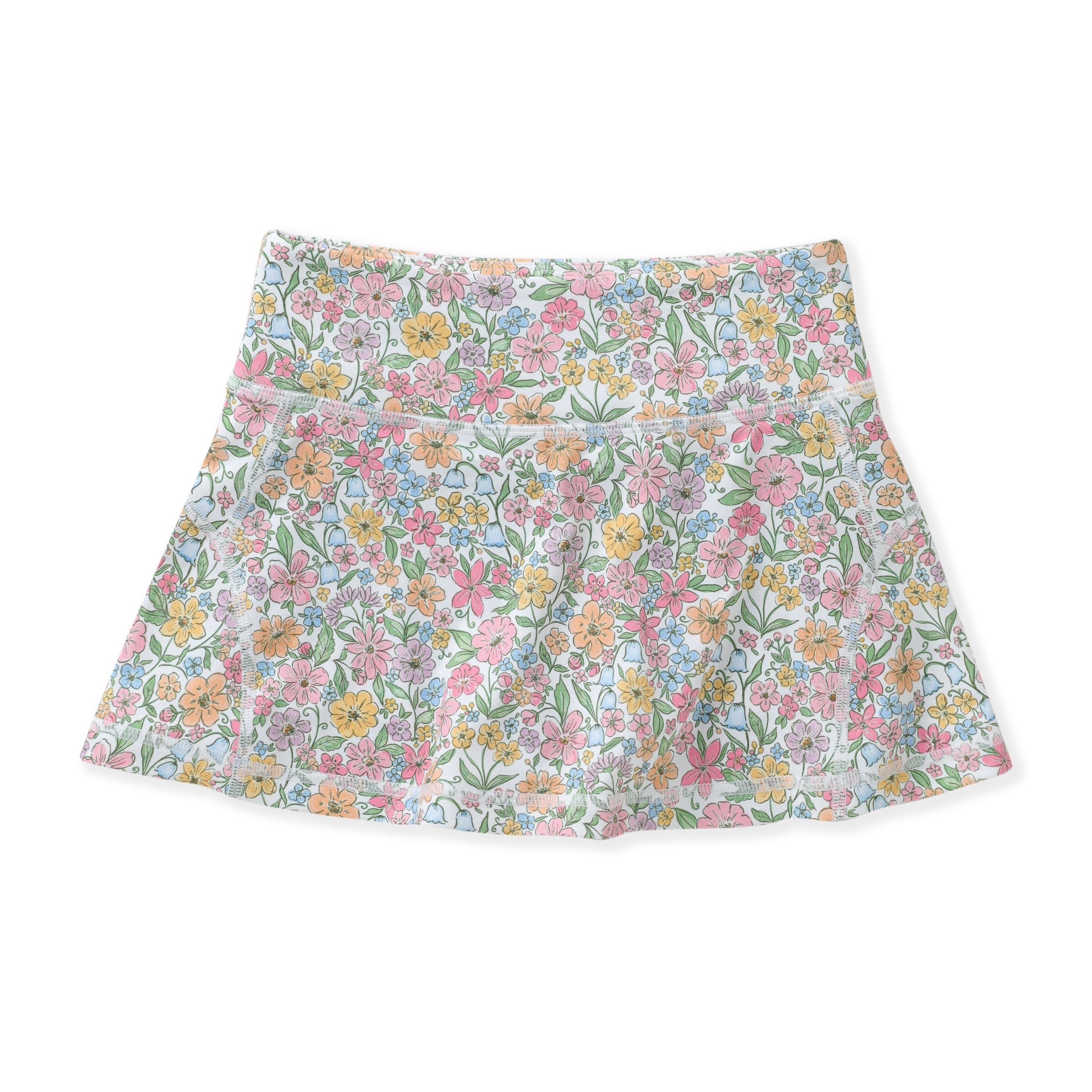 Swoon Kids Boho Floral Tennis Skirt