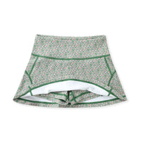 Swoon Kids Olive Ditsy Floral Tennis Skirt