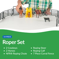 Big Country Toys PRCA 14-Piece Roper Set