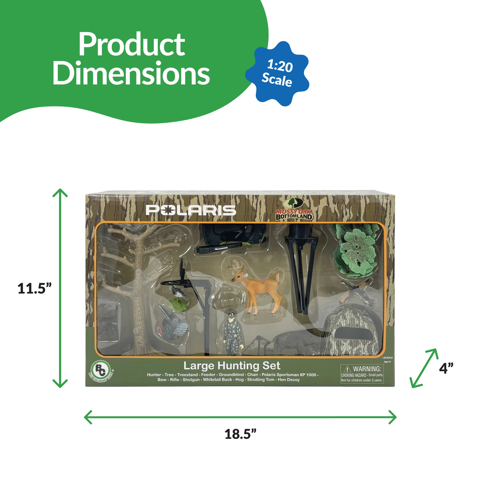 Big Country Toys Mossy Oak™/Polaris® Large Hunting Set
