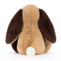 Jellycat Bashful Patchwork Brown Bunny Original
