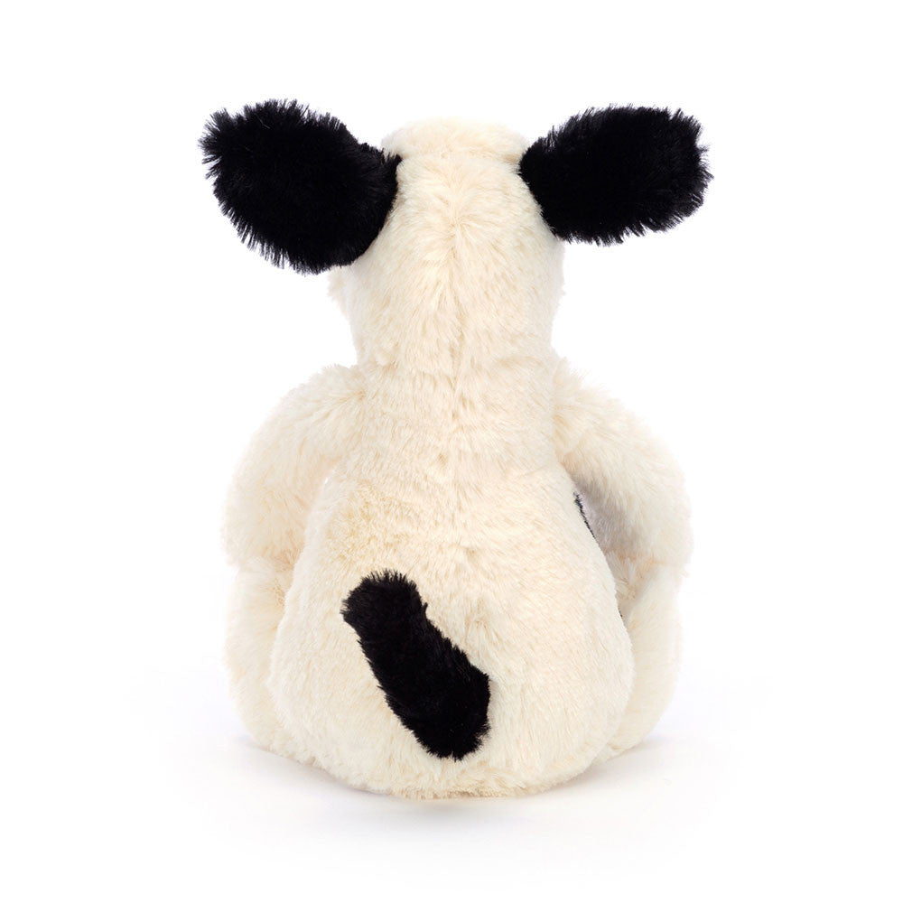 Jellycat Bashful Black & Cream Puppy Little (Small)