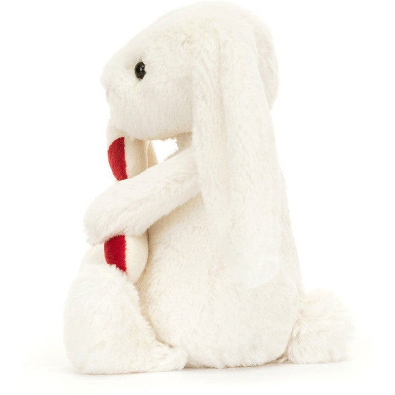 Jellycat Bashful Bunny with Candy Cane