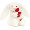 Jellycat Bashful Bunny with Candy Cane