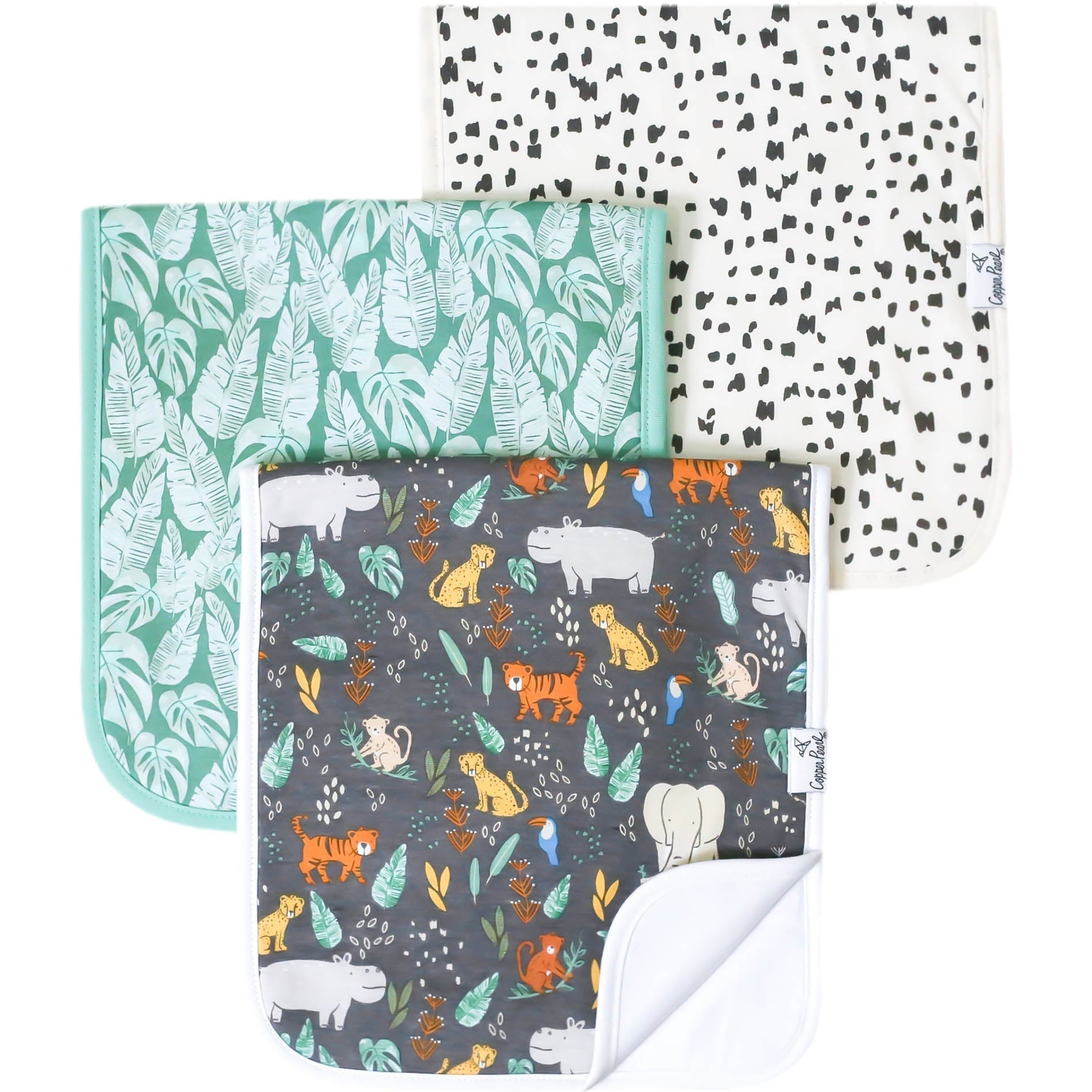 Copper Pearl Premium Burp Cloths | Bengal