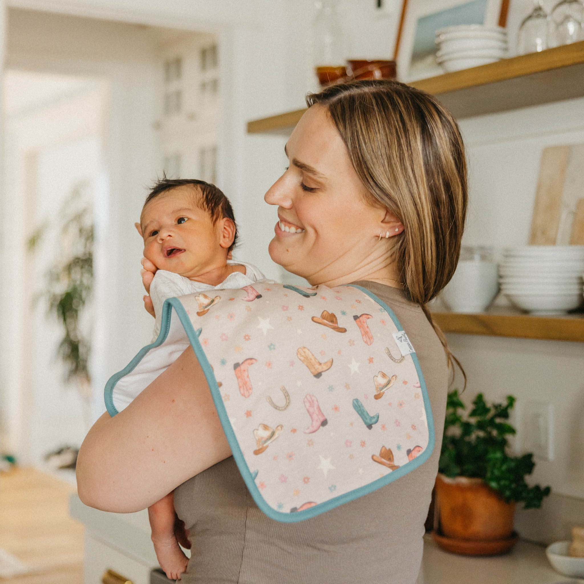 Copper Pearl Premium Burp Cloths | Cheyenne