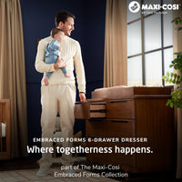 Maxi-Cosi Nursery Embraced Forms 6-Drawer Dresser
