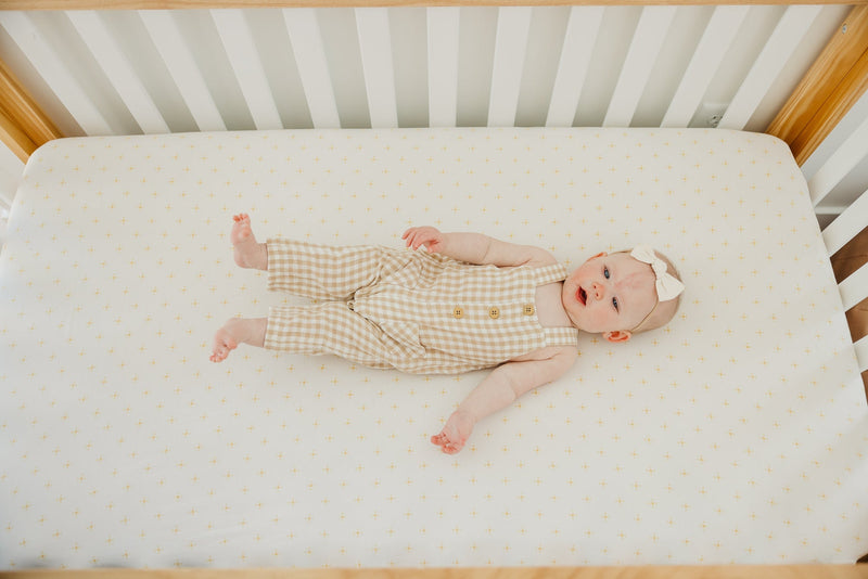 Copper Pearl Premium Knit Fitted Crib Sheet | Santa Fe