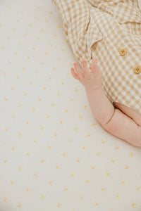 Copper Pearl Premium Knit Fitted Crib Sheet | Santa Fe