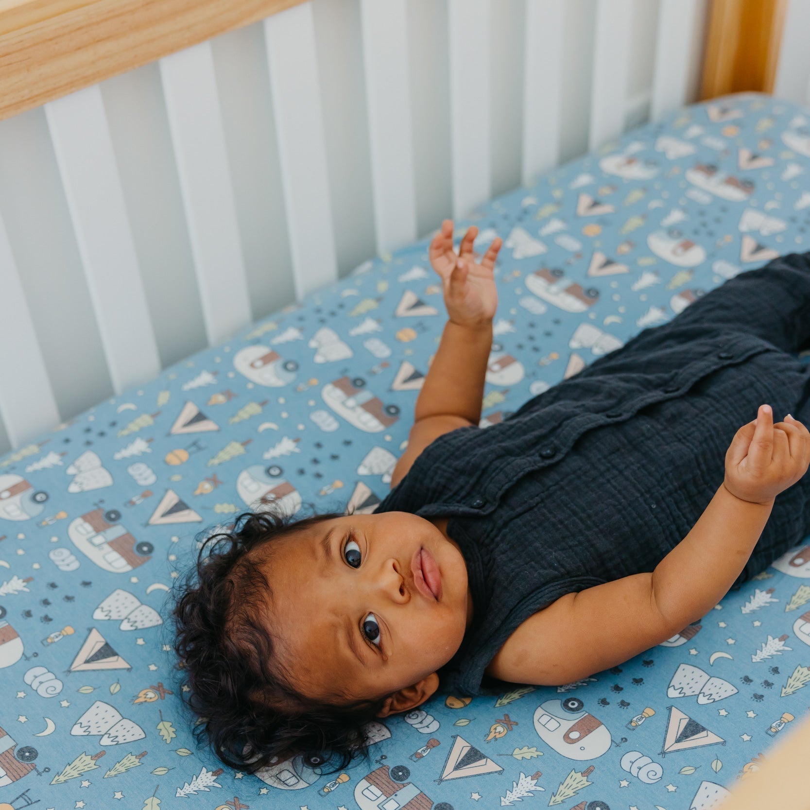 Copper Pearl Premium Knit Fitted Crib Sheet Bridger – Storkland