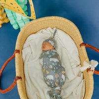 Copper Pearl Knit Swaddle Blanket | Bengal