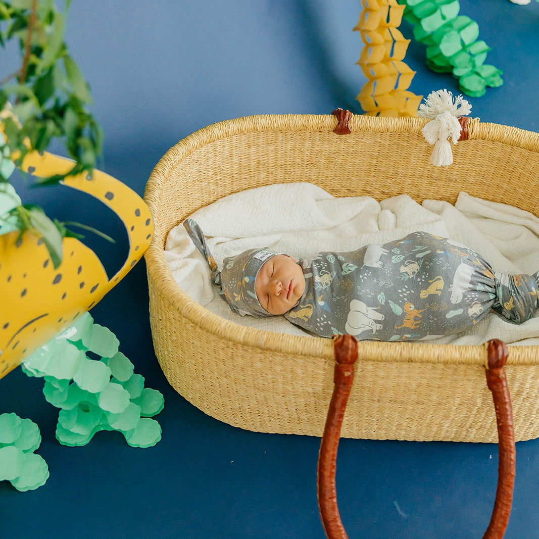 Copper Pearl Knit Swaddle Blanket | Bengal