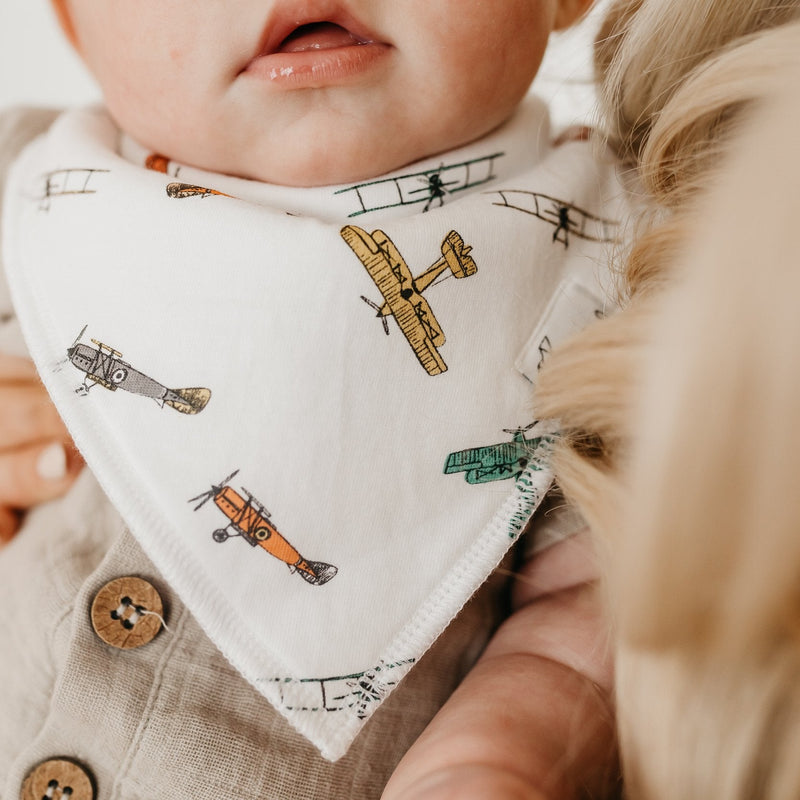 Copper Pearl Baby Bandana Bibs | Ace