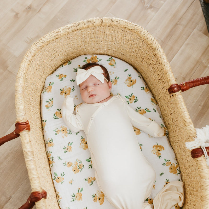 Copper Pearl Newborn Knotted Gown | Yuma