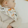 Copper Pearl Baby Bandana Bibs | Rufus