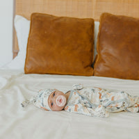 Copper Pearl Newborn Knotted Gown | Rufus