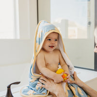 Copper Pearl Premium Baby Knit Hooded Towel | Ducky