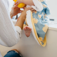 Copper Pearl Premium Baby Knit Hooded Towel | Ducky