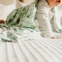 Copper Pearl Knit Swaddle Blanket | Desert