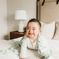 Copper Pearl Knit Swaddle Blanket | Desert