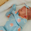 Copper Pearl Newborn Knotted Gown | Clementine