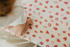 Copper Pearl Premium Knit Fitted Crib Sheet | Strawberry