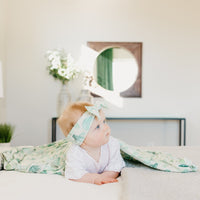 Copper Pearl Knit Swaddle Blanket | Desert