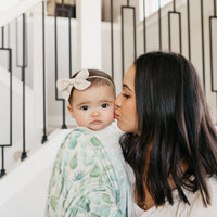 Copper Pearl Knit Swaddle Blanket | Desert