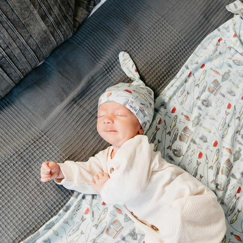 Copper Pearl Top Knot Hat | Trout