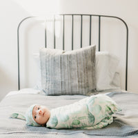 Copper Pearl Knit Swaddle Blanket | Desert