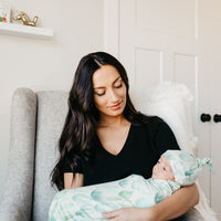 Copper Pearl Knit Swaddle Blanket | Desert