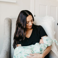 Copper Pearl Knit Swaddle Blanket | Desert