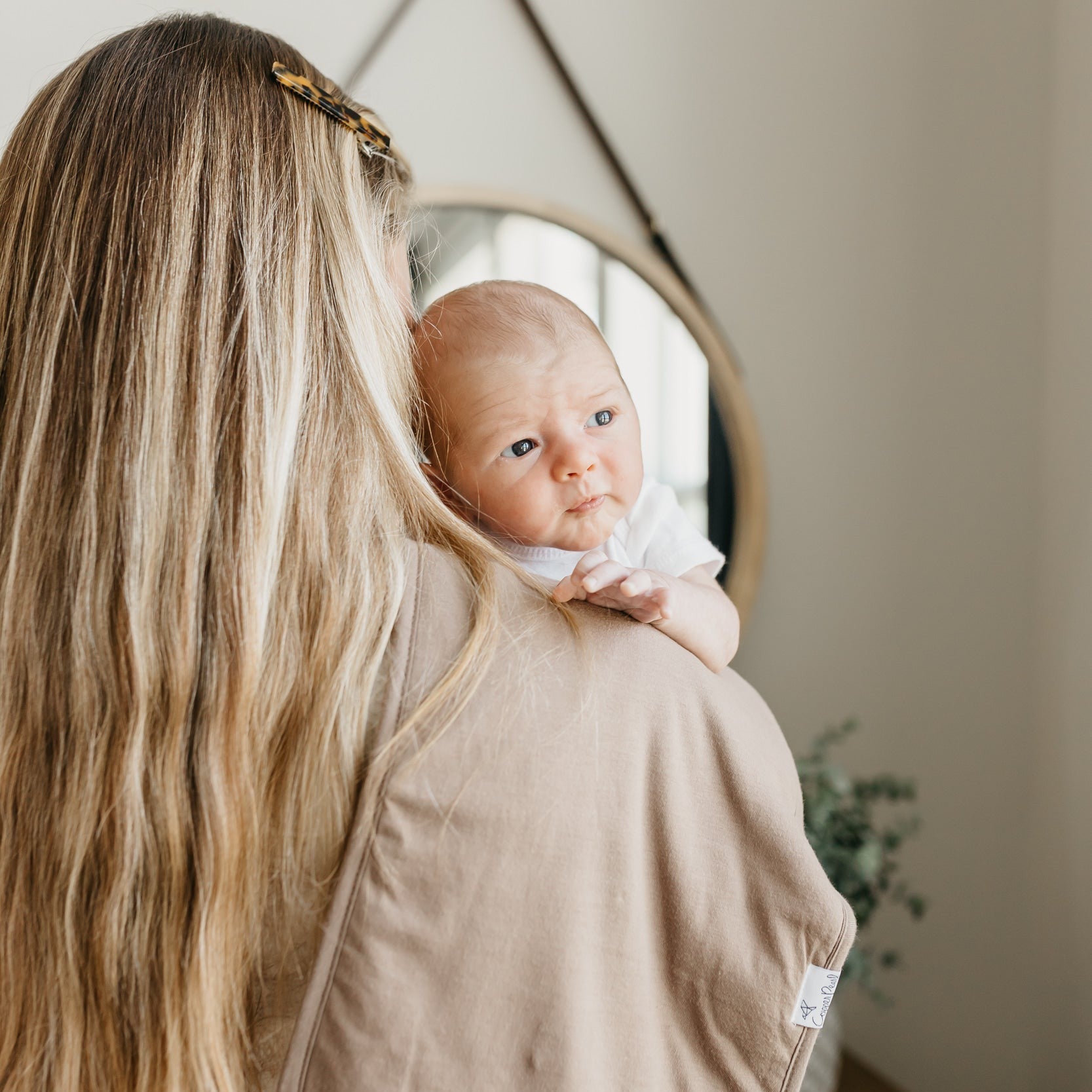 Copper Pearl Premium Burp Cloths | Dune