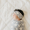 Copper Pearl Knit Headband Bow | Lacie