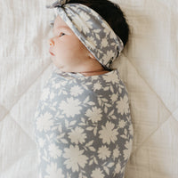 Copper Pearl Knit Swaddle Blanket | Lacie