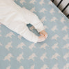 Copper Pearl Premium Knit Fitted Crib Sheet | Peanut