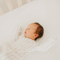 Copper Pearl Newborn Knotted Gown | Coastal