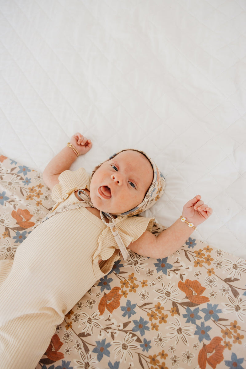 Copper Pearl Baby Bonnet | Eden