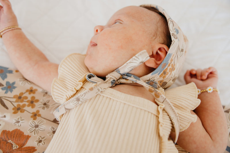 Copper Pearl Baby Bonnet | Eden