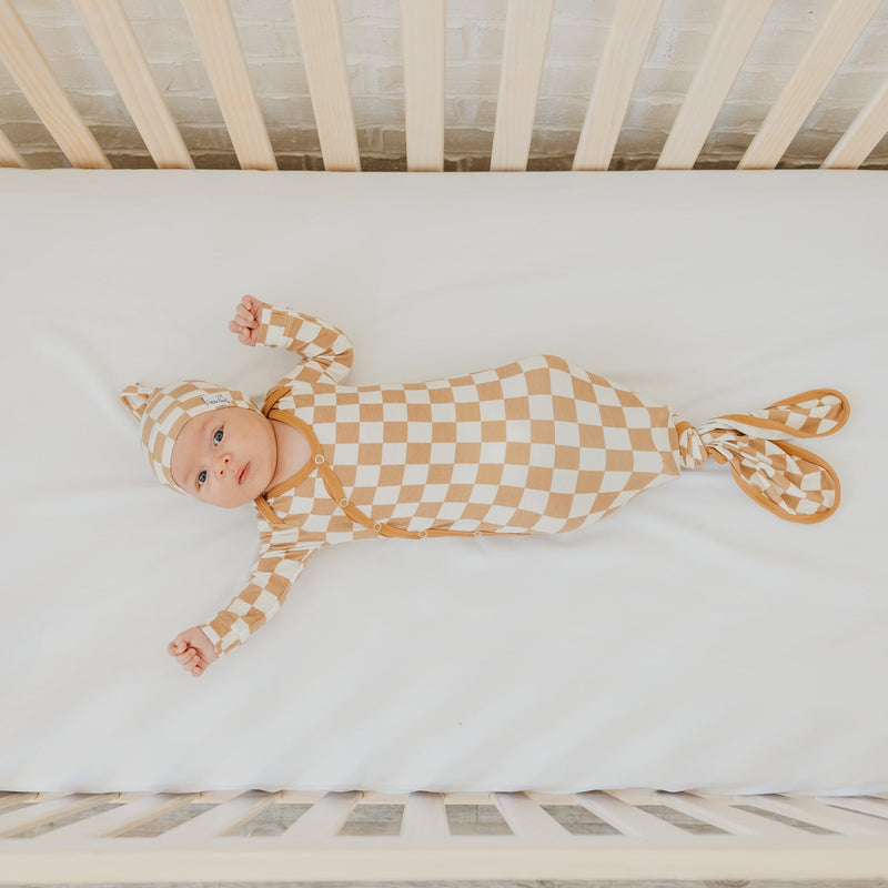 Copper Pearl Newborn Knotted Gown | Rad