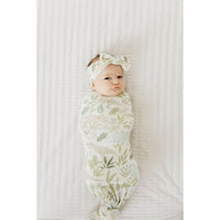 Copper Pearl Knit Swaddle Blanket | Rex