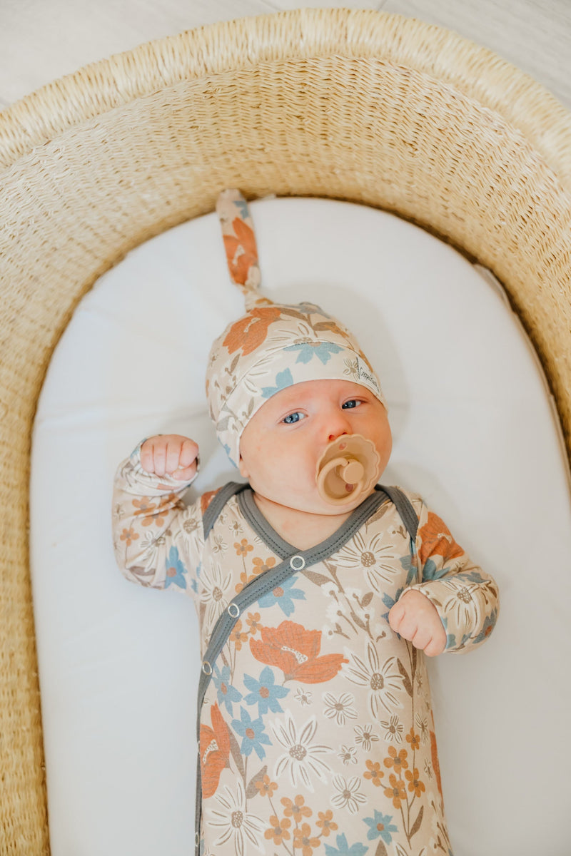 Copper Pearl Top Knot Hat | Eden