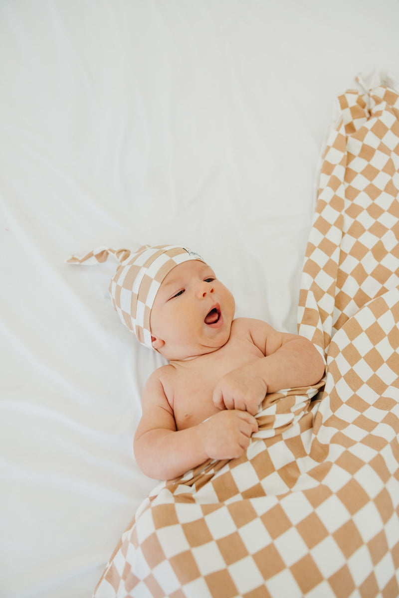 Copper Pearl Top Knot Hat | Rad