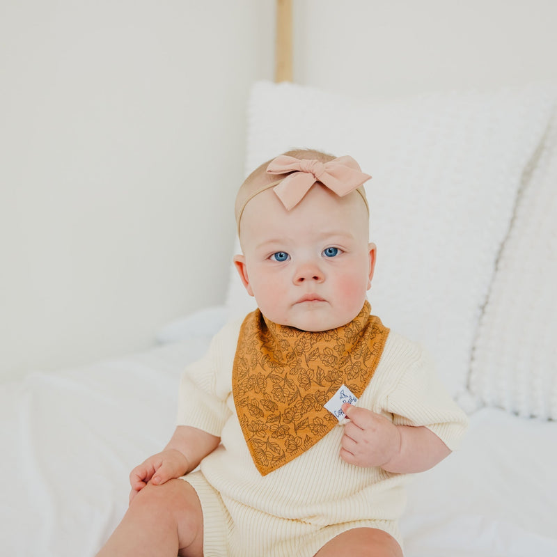 Copper Pearl Baby Bandana Bibs | Eden