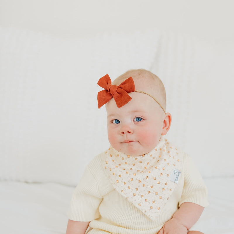 Copper Pearl Baby Bandana Bibs | Eden