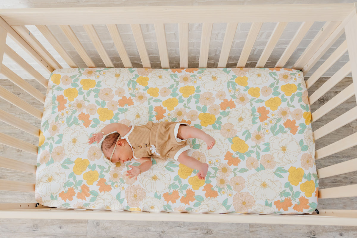 Trend Lab Deluxe Flannel Fitted Crib Sheet Cow Print (103628 Trend