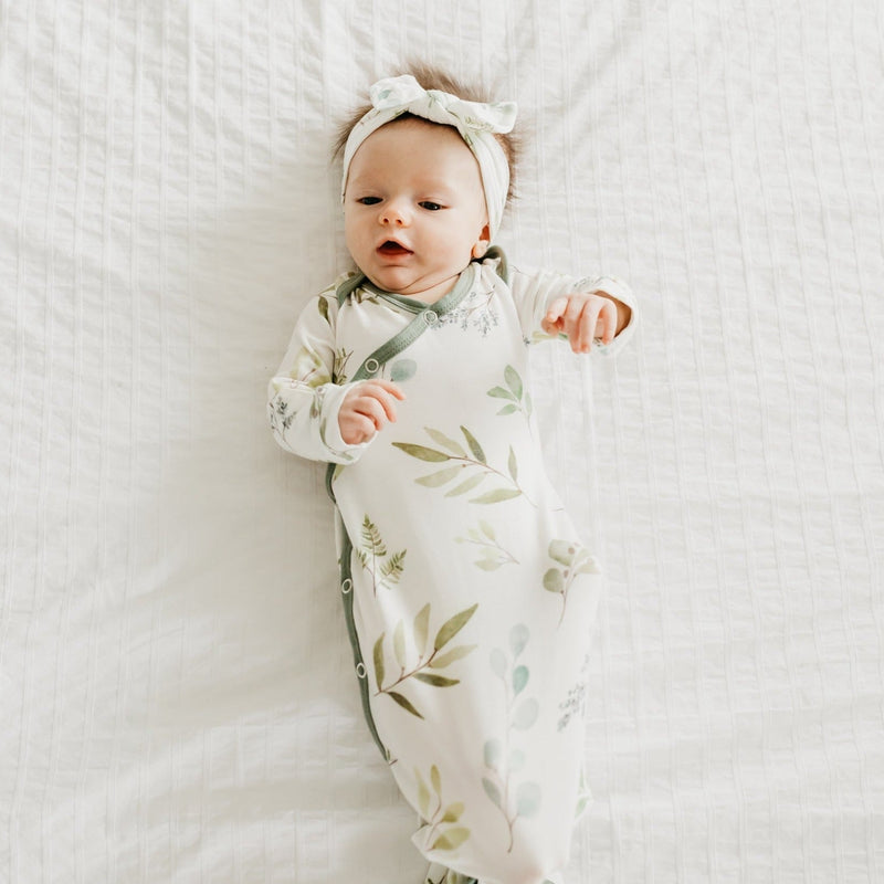 Copper Pearl Newborn Knotted Gown | Haven