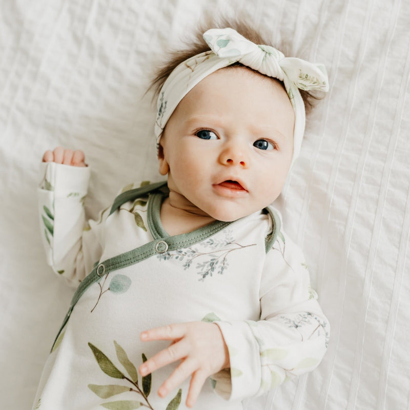 Copper Pearl Newborn Knotted Gown | Haven