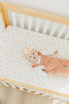 Copper Pearl Premium Knit Fitted Crib Sheet | Daisy