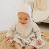 Copper Pearl Baby Bonnet | Blush